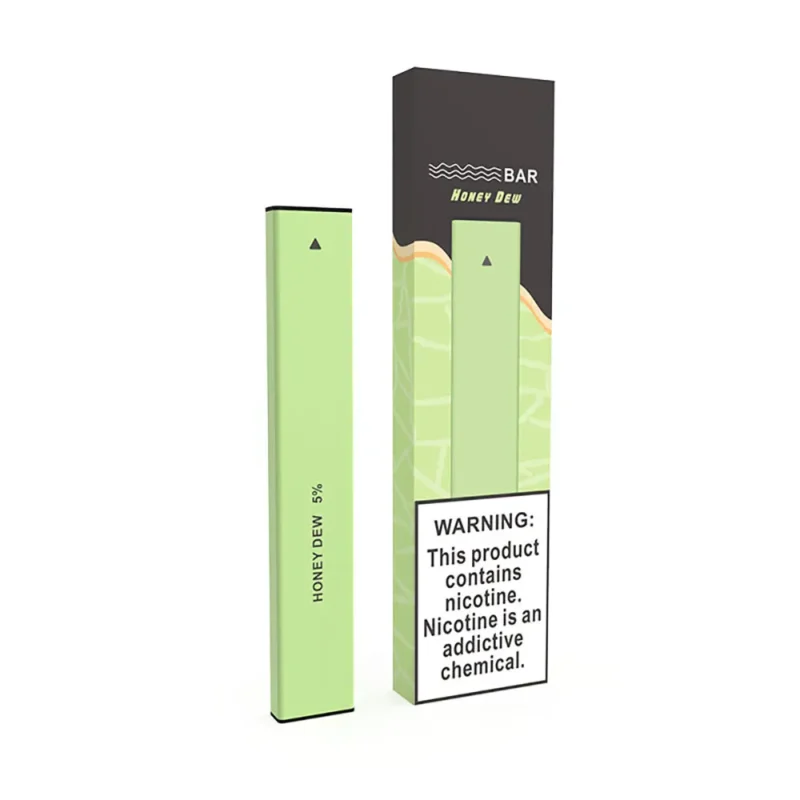 Cigarrillo electrónico desechable de aluminio con cartucho no recargable de 1,2 ml