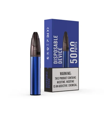 Mesh Coil Vapour Refillable Vape Pod E-Cigarette 5000 Puffs 650mAh