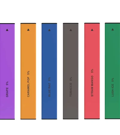 Non Refillable Vape Pod Devices Disposable Mini E-Cigarette Aluminum Tube Multi-flavors