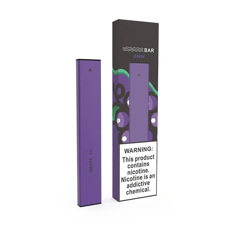 Non Refillable Vape Pod Devices Disposable Mini E-Cigarette Aluminum Tube Multi-flavors