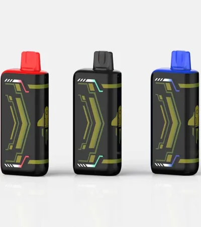 20ml E-liquid Premium Rechargeable Disposable Vape 20000 Puffs 800mAh Dual Mesh Coil with LED Display Screen