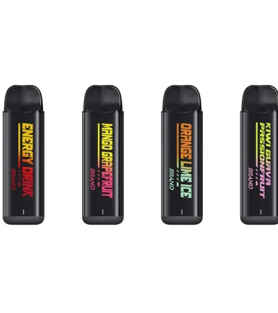 Colorful Aluminum Body Vape Device 12ml E-Liquid 600mAh Battery 1.2Ω Mesh Coil