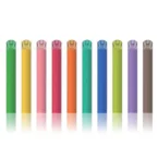 Compact 2ml Disposable E-cigarette Vape Stick 17mg Nicotine 400mAh Battery 600 Puffs Smooth Vapor