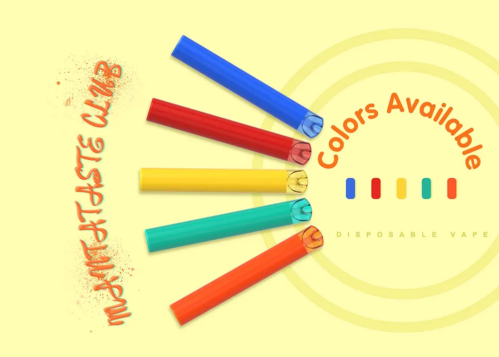 Compact 2ml Disposable E-cigarette Vape Stick 17mg Nicotine 400mAh Battery 600 Puffs Smooth Vapor