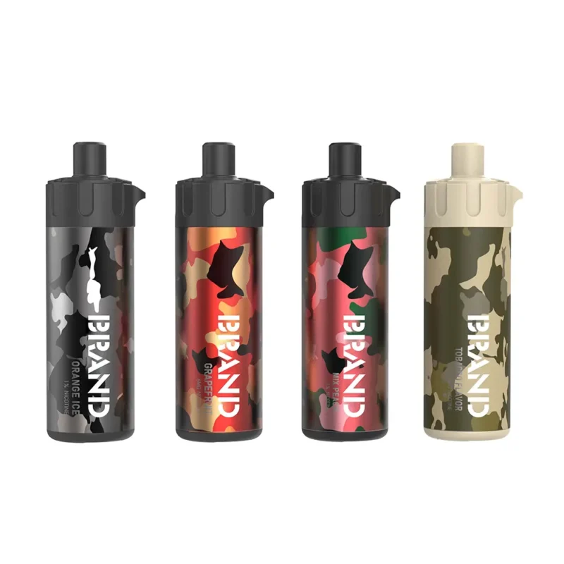 컴팩트 850mAh 베이프 12ml E-액상 0.5Ω 메시 코일 조절식 에어플로우 Type-C 충전