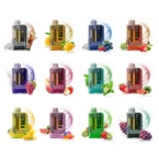 Crystal Clear Disposable Vape Device 18ml E-Liquid 700mAh Battery RGB Indicator Adjustable Power & Airflow