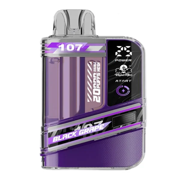 Crystal Dual Coil Disposable Vape Pod Prefilled 18ml 25,000 Puffs with RGB Battery Indicator