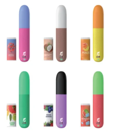 EU TPD Compliant 2ml Rechargeable Vape 600 Puffs 17mgml Nicotine 380mAh with Charging Protection