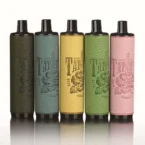 High-Capacity Rechargeable Vape Adjustable Airflow 16ml E-liquid PC+Leather Finish