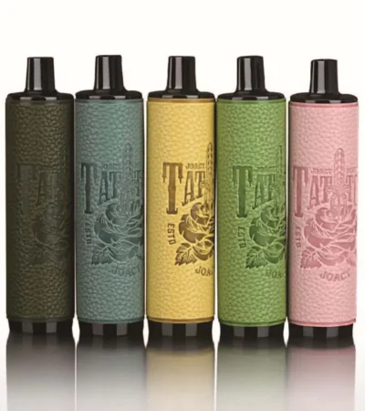 High-Capacity Rechargeable Vape Adjustable Airflow 16ml E-liquid PC+Leather Finish