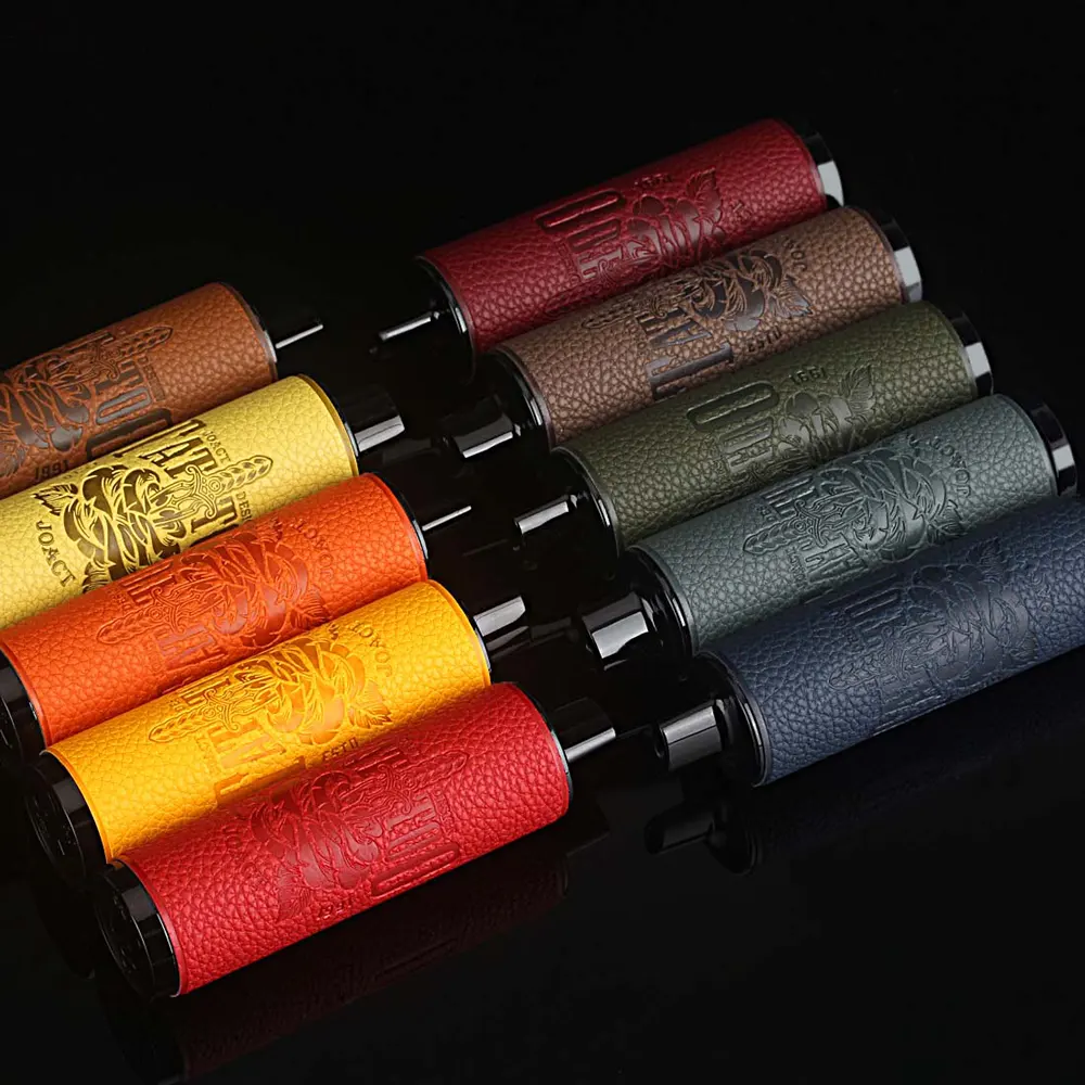 High-Capacity Rechargeable Vape Adjustable Airflow 16ml E-liquid PC+Leather Finish