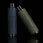 High-Capacity Rechargeable Vape Adjustable Airflow 16ml E-liquid PC+Leather Finish