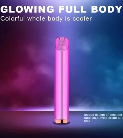 RGB Light Glowing Full Body Colorful Disposable Vape OEM / ODM Factory