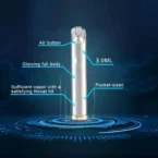 RGB Light Glowing Full Body Colorful Disposable Vape OEM / ODM Factory