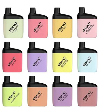 TPD-Compliant 600-Puff Disposable Vape 2.5ml E-Liquid 400mAh Battery Non-Rechargeable