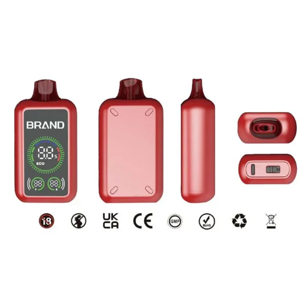 Massive 17000 Puff Rechargeable Disposable Vape 15 ml Prefill 650mAh Battery 1.0Ω Mesh Coil