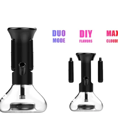 Modern Digital Hookah with Dual Hookah Sticks Plug-and-Play Max Vapor Output
