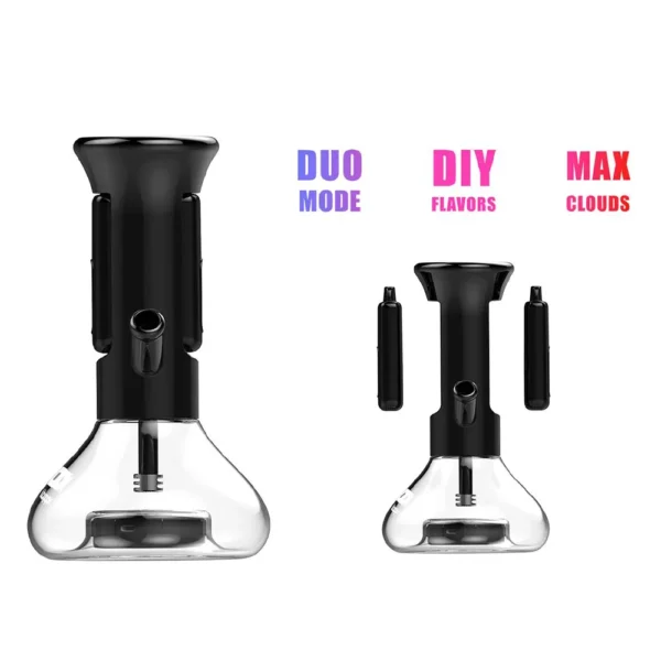 Modern Digital Hookah with Dual Hookah Sticks Plug-and-Play Max Vapor Output