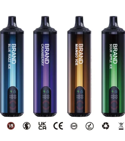 Ultimate 20ml High-Capacity Powerful Dual-Mesh Coil Rechargeable Disposable Vape with Vibrant RGB Glow
