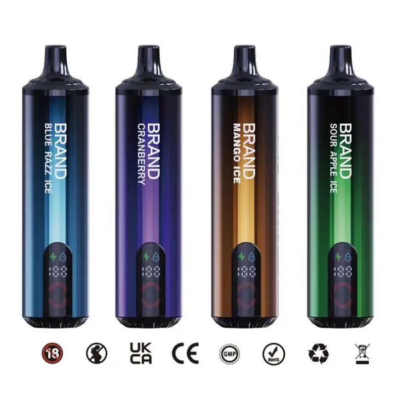 Ultimate 20ml High-Capacity Powerful Dual-Mesh Coil Rechargeable Disposable Vape with Vibrant RGB Glow