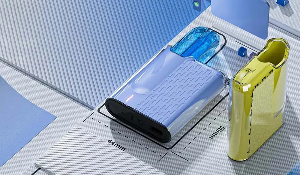   Cartucho de bobina de malha refinada de 1Ω para vaporizador POD com capacidade de 3ml  