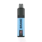Vaporizador compatible con TPD, 6000 inhalaciones, tanque doble de 2+10 ml, batería de 850 mAh, 20 mg de nicotina