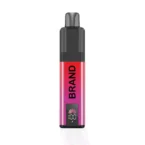 Vaporizador compatible con TPD, 6000 inhalaciones, tanque doble de 2+10 ml, batería de 850 mAh, 20 mg de nicotina