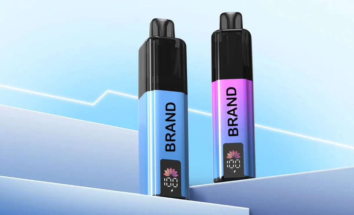Vaporizador compatible con TPD, 6000 inhalaciones, tanque doble de 2+10 ml, batería de 850 mAh, 20 mg de nicotina