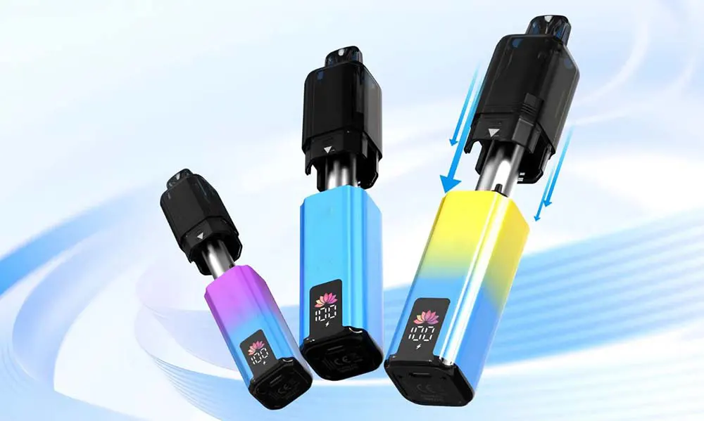 Vaporizador compatible con TPD, 6000 inhalaciones, tanque doble de 2+10 ml, batería de 850 mAh, 20 mg de nicotina