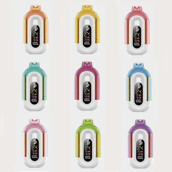 16ml High-Capacity Disposable Vape Featuring Two Transparent Oil Tanks and Display