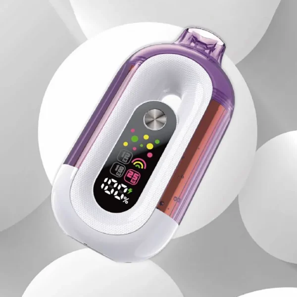 16ml High-Capacity Disposable Vape Featuring Two Transparent Oil Tanks and Display