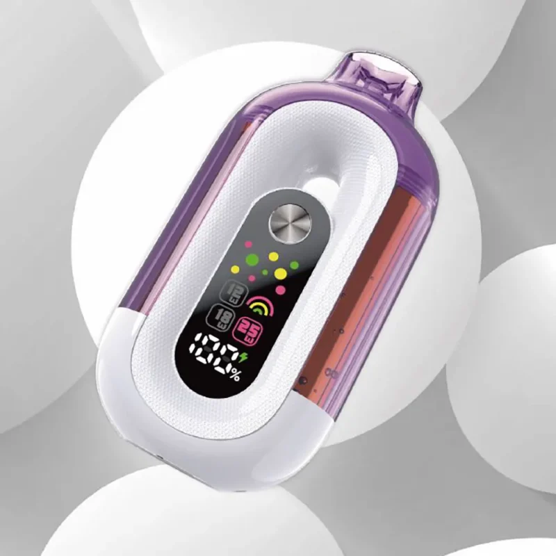 16ml High-Capacity Disposable Vape Featuring Two Transparent Oil Tanks and Display