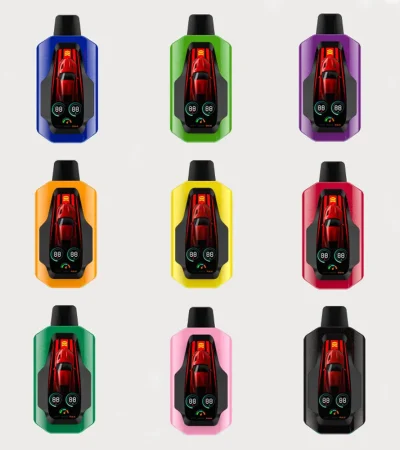 18ml E-Liquid 800mAh Disposable Vape with Large Display Screen with LED Indicators