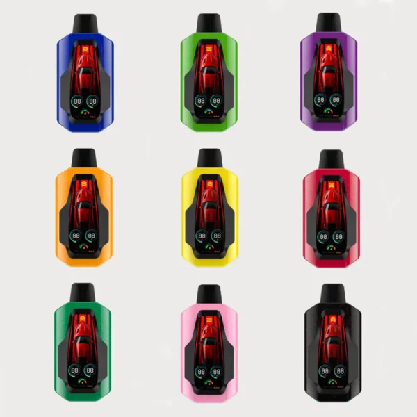 18ml E-Liquid 800mAh Disposable Vape with Large Display Screen with LED Indicators