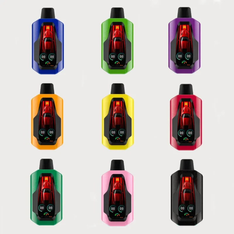 18ml E-Liquid 800mAh Disposable Vape with Large Display Screen with LED Indicators