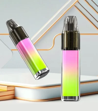 Compact 2+10ML Dual Tank Chamber Disposable Vape 850mAh Rechargeable Mesh Coil Leak-Resistant