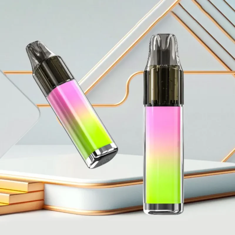 Compact 2+10ML Dual Tank Chamber Disposable Vape 850mAh Rechargeable Mesh Coil Leak-Resistant