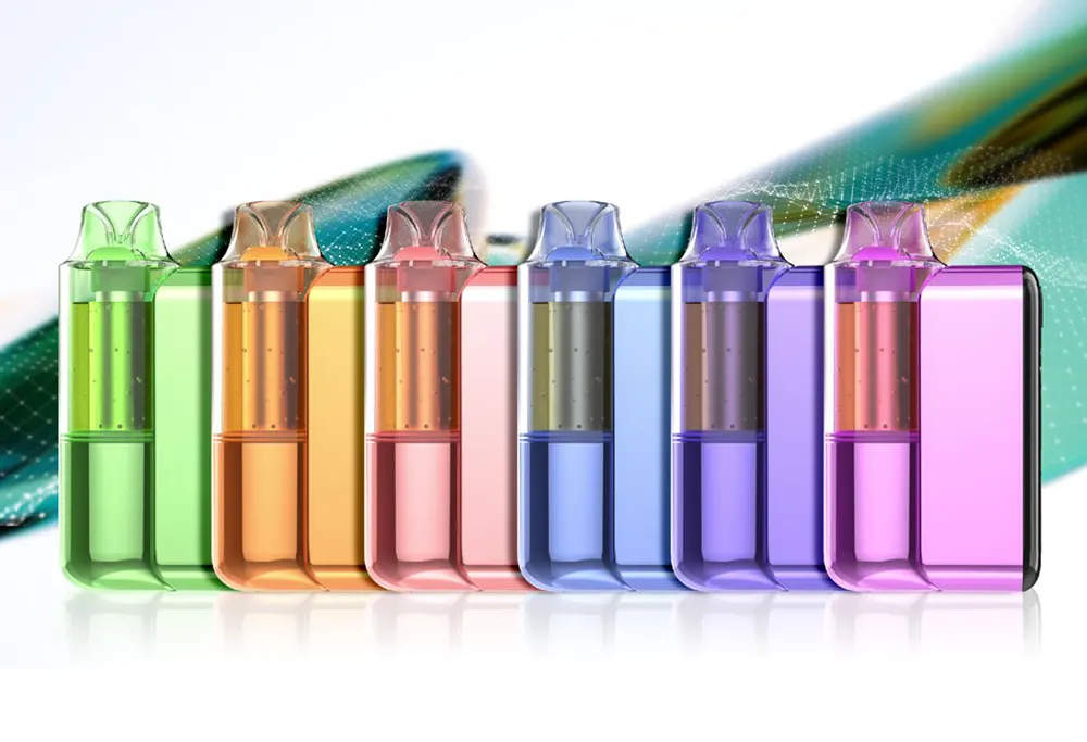 LED Screen Rechargeable Disposable Vape 18ML Dual Battery Power Bank ...