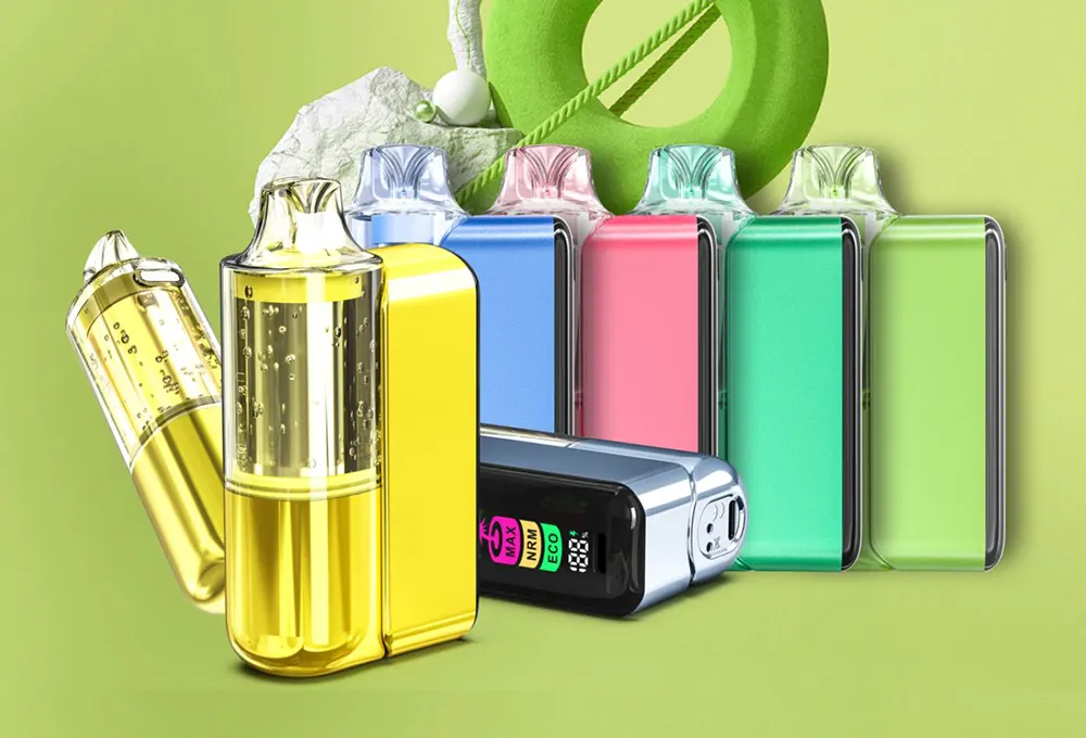 LED Screen Rechargeable Disposable Vape 18ML Dual Battery Power Bank High Puff OEM Vape Manufacturer China