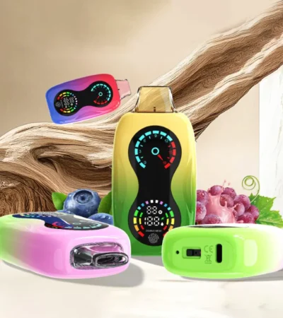 Long-Lasting 18ML Vape Device 650mAh Rechargeable Dual Mesh Coil Type-C Charging Enhanced Flavor