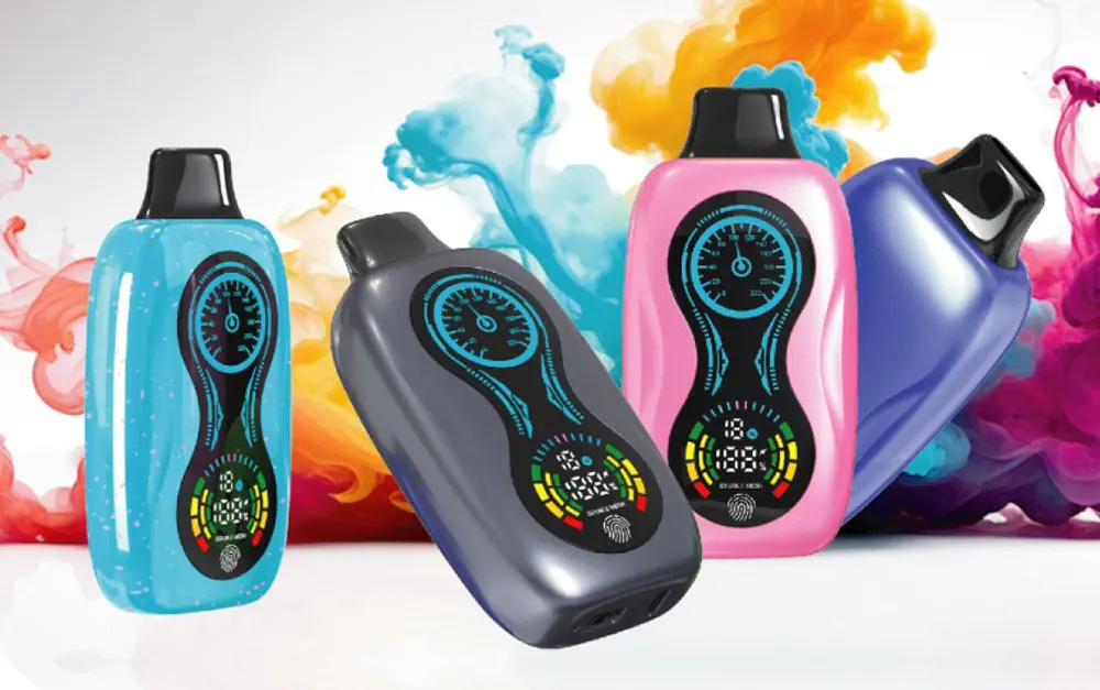   Long-Lasting 18ML Vape Device 650mAh Rechargeable Dual Mesh Coil Type-C Charging Enhanced Flavor  