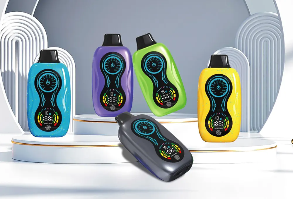   Long-Lasting 18ML Vape Device 650mAh Rechargeable Dual Mesh Coil Type-C Charging Enhanced Flavor  