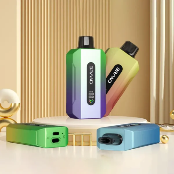 Modern Stylish Gradient 16ml Vape Device 650mAh Type-C Charging with Digital Display
