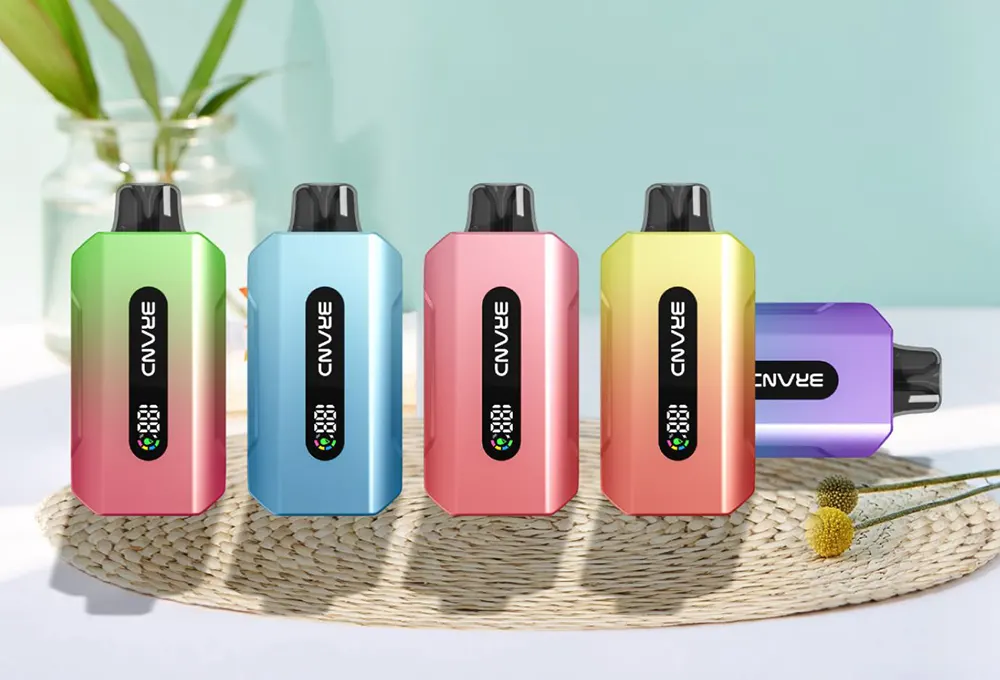     Modern Stylish Gradient 16ml Vape Device 650mAh Type-C Charging with Digital Display 