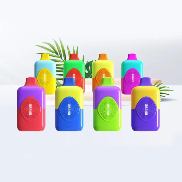 Pocket-Size 12ML Vape Pen 450mAh Rechargeable Mesh Coil Modern Color Contrast Body