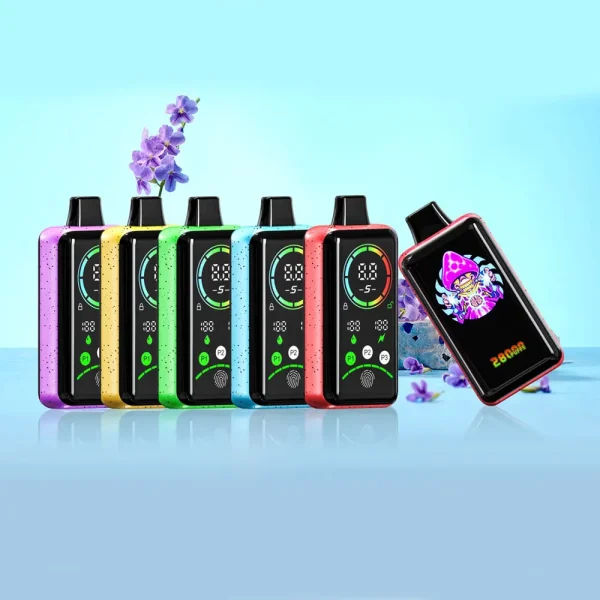 Premium Big Capacity 22ML Smart Vape Device 850mAh Dual Mesh Leak-Resistant with Large Display