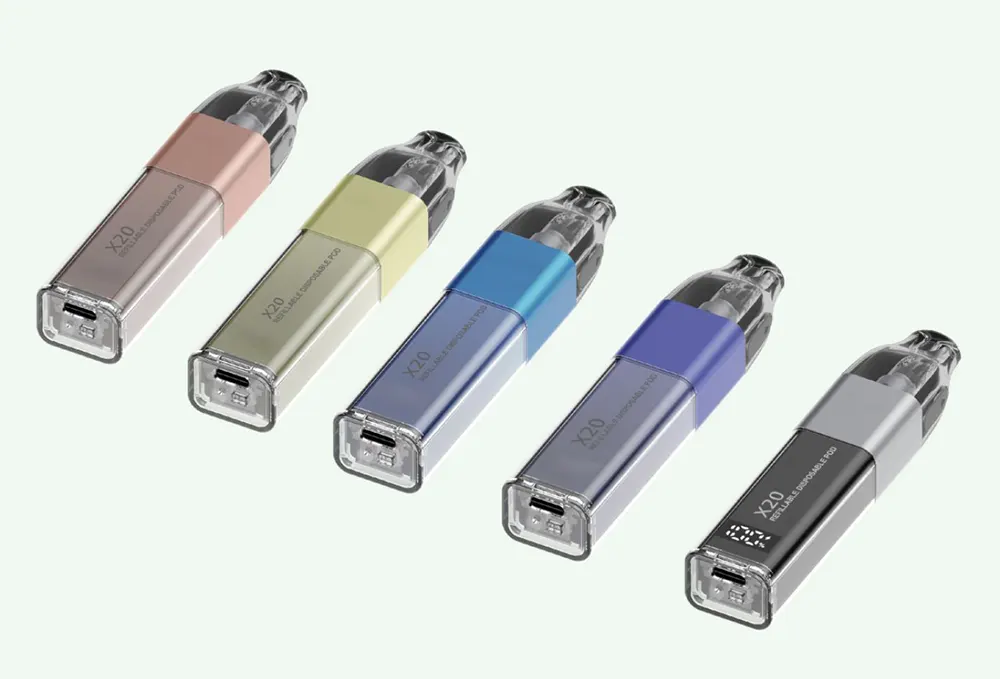     Sleek Mini 2ML Disposable Vape Pen 500mAh Mesh Coil Aluminium Alloy Metal Body Fast Charging  